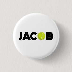 Badge Rond 2,50 Cm Jacob Tennis
