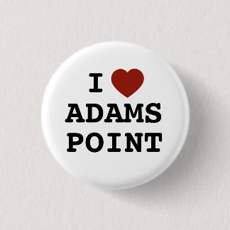 Badge Rond 2,50 Cm J'adore Adams Point Button
