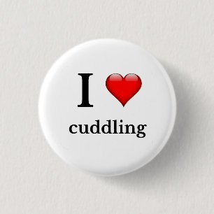 Badge Rond 2,50 Cm J'adore les câlins