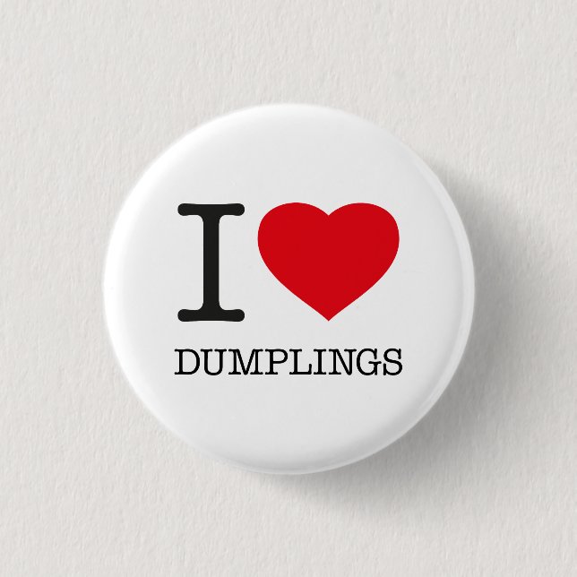 BADGE ROND 2,50 CM J'ADORE LES DUMPLINES (Devant)