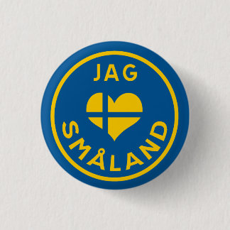 Badge Rond 2,50 Cm Jag älskar Småland