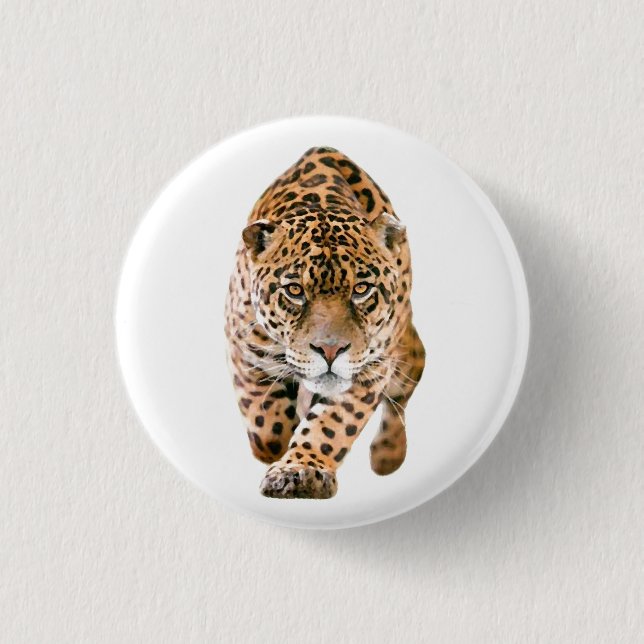 Badge Rond 2,50 Cm Jaguar Eyes (Devant)