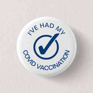 Badge Rond 2,50 Cm J'ai eu mon vaccin COVID