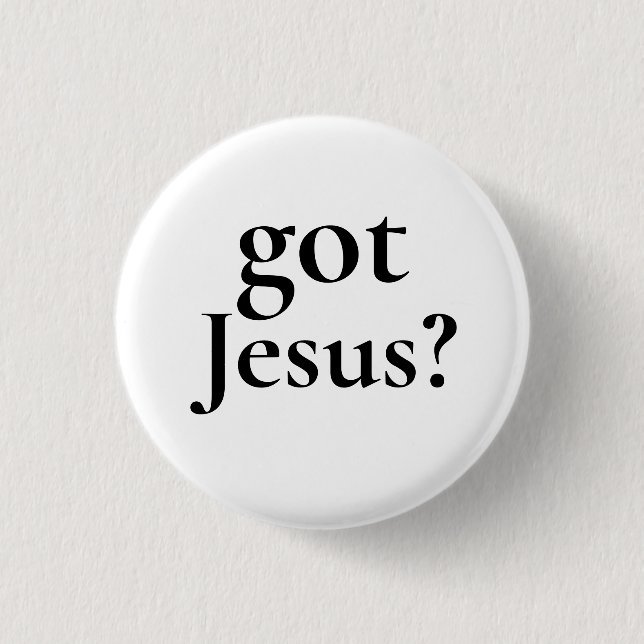 Badge Rond 2,50 Cm J'ai Jésus Pinback (Devant)