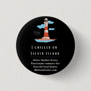 Badge Rond 2,50 Cm J'ai refroidi sur le bouton de Silver Island
