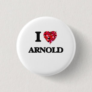 Badge Rond 2,50 Cm J'aime Arnold