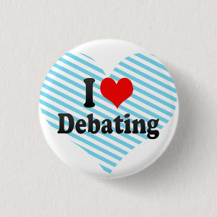 Badge Rond 2,50 Cm J'aime discuter