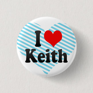 Badge Rond 2,50 Cm J'aime Keith