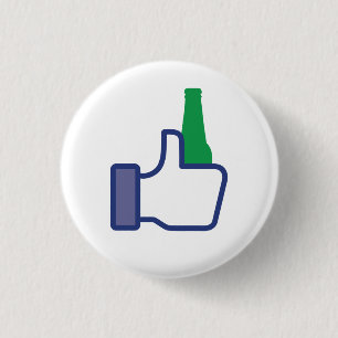 Badge Rond 2,50 Cm J'aime la bière