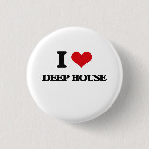 Badge Rond 2,50 Cm J'aime la MAISON PROFONDE
