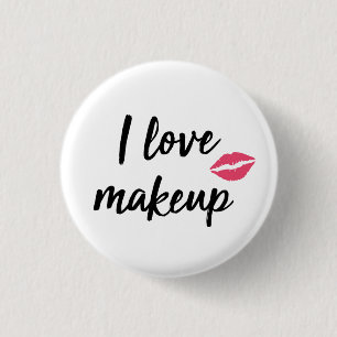 Badge Rond 2,50 Cm J'aime le maquillage
