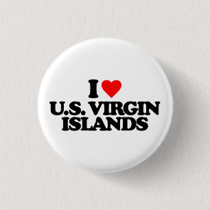 BADGE ROND 2,50 CM J'AIME LES ÉTATS-UNIS ÎLES VIERGES