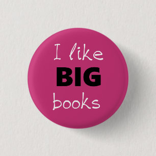 Badge Rond 2,50 Cm J'Aime les grands livres Pin personnalisable