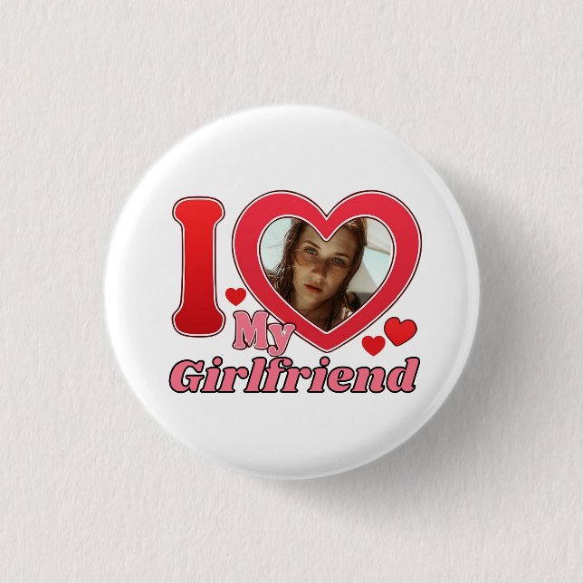 Badge Rond 2,50 Cm J'Aime Ma Fille, Ma Fille (Devant)