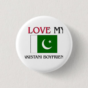 Badge Rond 2,50 Cm J'aime mon ami pakistanais