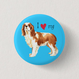 Badge Rond 2,50 Cm J'aime mon Cavalier