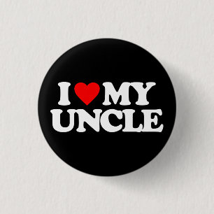 BADGE ROND 2,50 CM J'AIME MON ONCLE