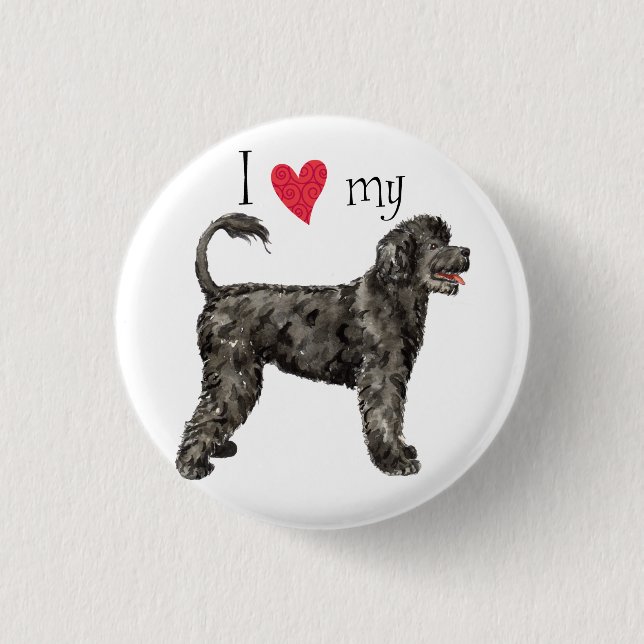 Badge Rond 2,50 Cm J'aime mon PWD (Devant)