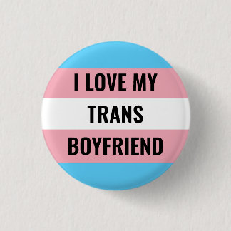 Badge Rond 2,50 Cm J'aime mon Trans Boyfriend Bouton