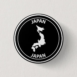 Badge Rond 2,50 Cm Japon