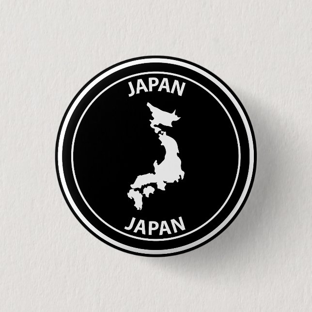 Badge Rond 2,50 Cm Japon (Devant)