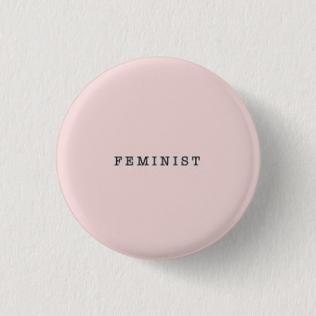 Badge Rond 2,50 Cm J'appelle tous les féministes (Devant)
