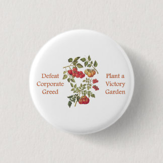 Badge Rond 2,50 Cm Jardin de la Victoire pour Tomates