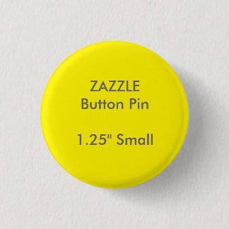 Badge Rond 2,50 Cm JAUNE rond de Pin de bouton de la coutume 1,25 de