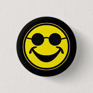 Badge Rond 2,50 Cm Jaune sans visibilité + votre backg. et idées