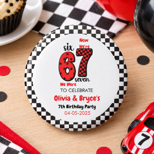 Badge Rond 2,50 Cm J'avais 6 ans, maintenant j'ai 7 ans – Anniversair