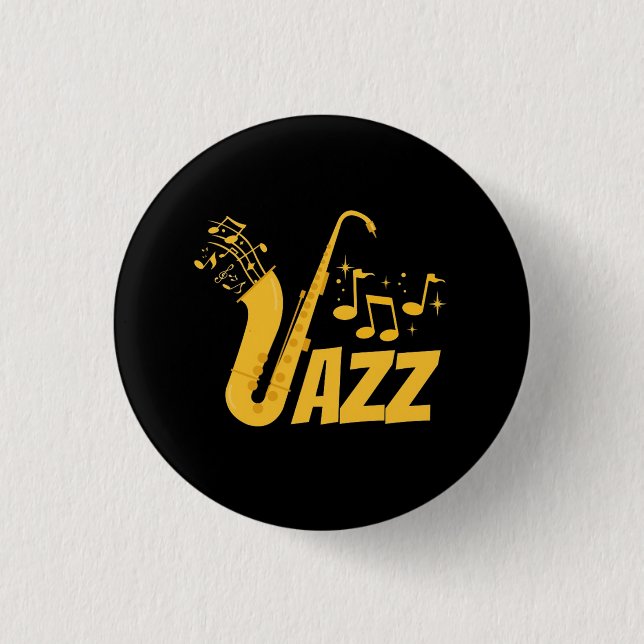 Badge Rond 2,50 Cm Jazz (Devant)