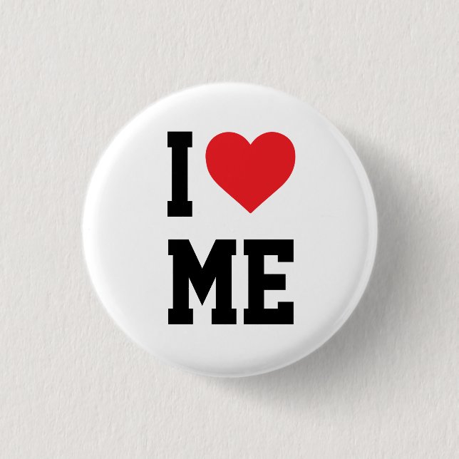 Badge Rond 2,50 Cm Je M'Aime Trucker (Devant)
