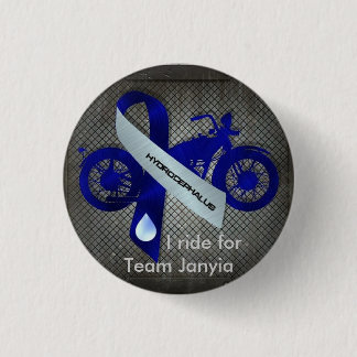 Badge Rond 2,50 Cm Je monte pour l'équipe Janyia