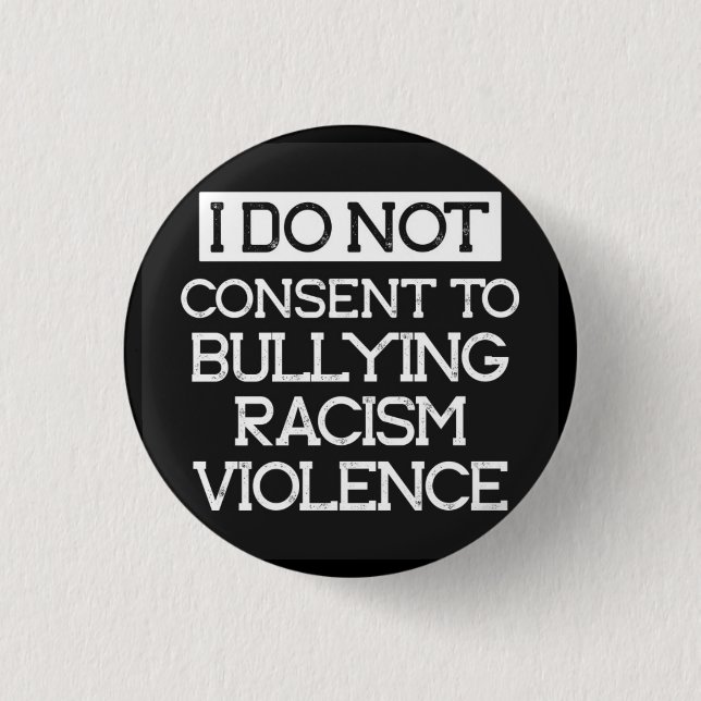 Badge Rond 2,50 Cm Je ne consens pas (Devant)