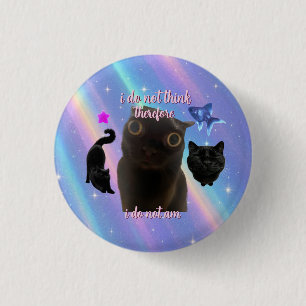 Badge Rond 2,50 Cm Je ne pense pas sac fourre-tout de mème de chat