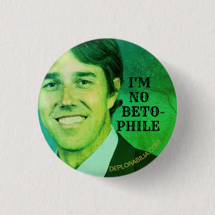 Badge Rond 2,50 Cm Je ne suis AUCUN BETO-PHILE