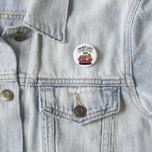Badge Rond 2,50 Cm Je ne suis pas paresseux. Je suis écoénergétique