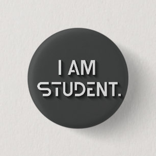 Badge Rond 2,50 Cm Je suis étudiant