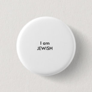 Badge Rond 2,50 Cm Je suis JUIF