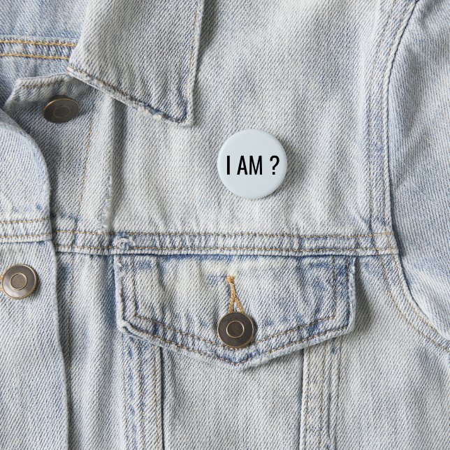 Badge Rond 2,50 Cm Je suis Texte  (En situation)