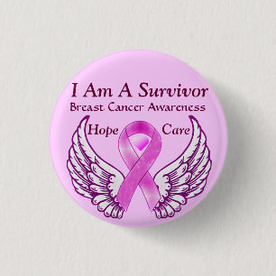 Badge Rond 2,50 Cm Je Suis Un Survivant_
