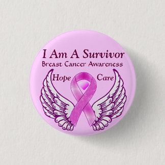 Badge Rond 2,50 Cm Je Suis Un Survivant_