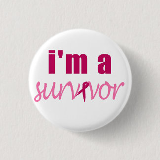 Badge Rond 2,50 Cm Je suis un survivant