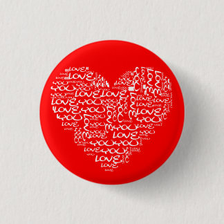 Badge Rond 2,50 Cm Je t'aime