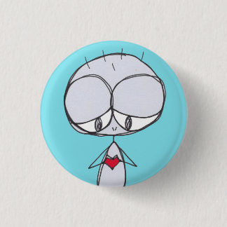Badge Rond 2,50 Cm je t'aime plus que le café - bouton