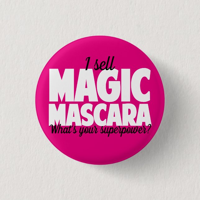 Badge Rond 2,50 Cm Je vends le mascara magique - Younique (Devant)