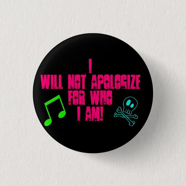 Badge Rond 2,50 Cm Je veux... (Devant)