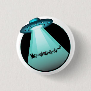 Badge Rond 2,50 Cm Je Veux Croire En Père Noël