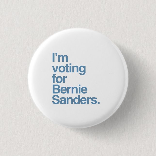 Badge Rond 2,50 Cm Je vote pour les ponceuses 2016 de Bernie (Devant)