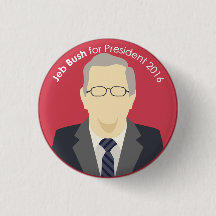 Jeb Bush 2016 pour le Président Support Button